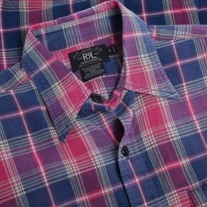 RRL plaid shirt XL/XXL